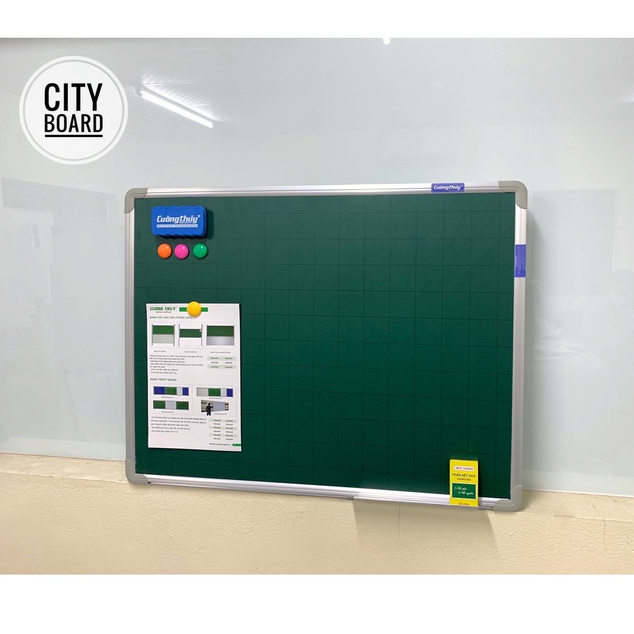 Bảng từ xanh KT: 60x80cm dòng Standard - Bảng Cường Thúy,