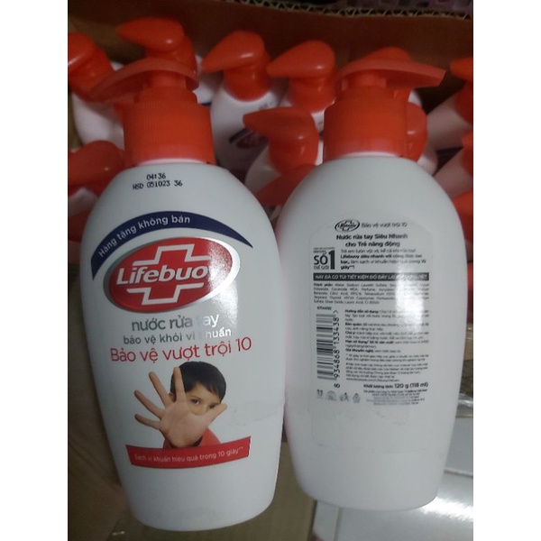 Nước rửa tay Lifebuoy sạch vi khuẩn 120gram