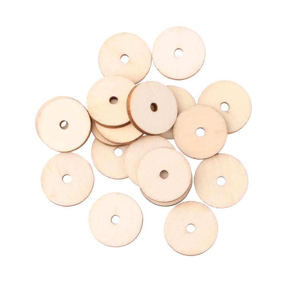 RAINBOW Set 10 Đầu Nối Bằng Gỗ Chất Lượng Cao Dùng Làm Đồ Thủ Công DIY
