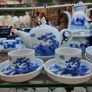 Bộ ấm chén Trúc Lâm Thất Hiền