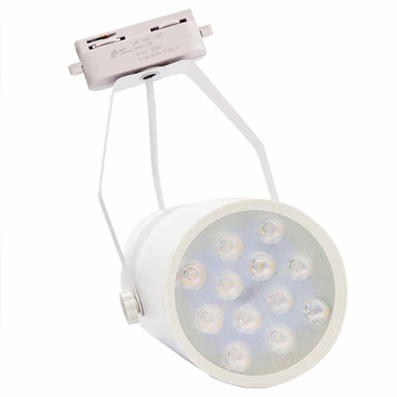 Đèn rọi ray 12W SMD mắt trâu các loại vỏ trắng vỏ đen ánh sáng trắng - ánh sáng vàng