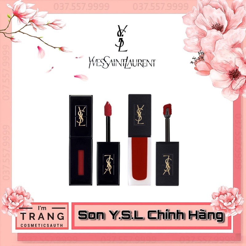 Son YSL Vinyl Cream Lip Stain, Son Kem YSL VINYL, YSL Velvet Cream Hàng Đủ Bill Bao Check | BigBuy360 - bigbuy360.vn