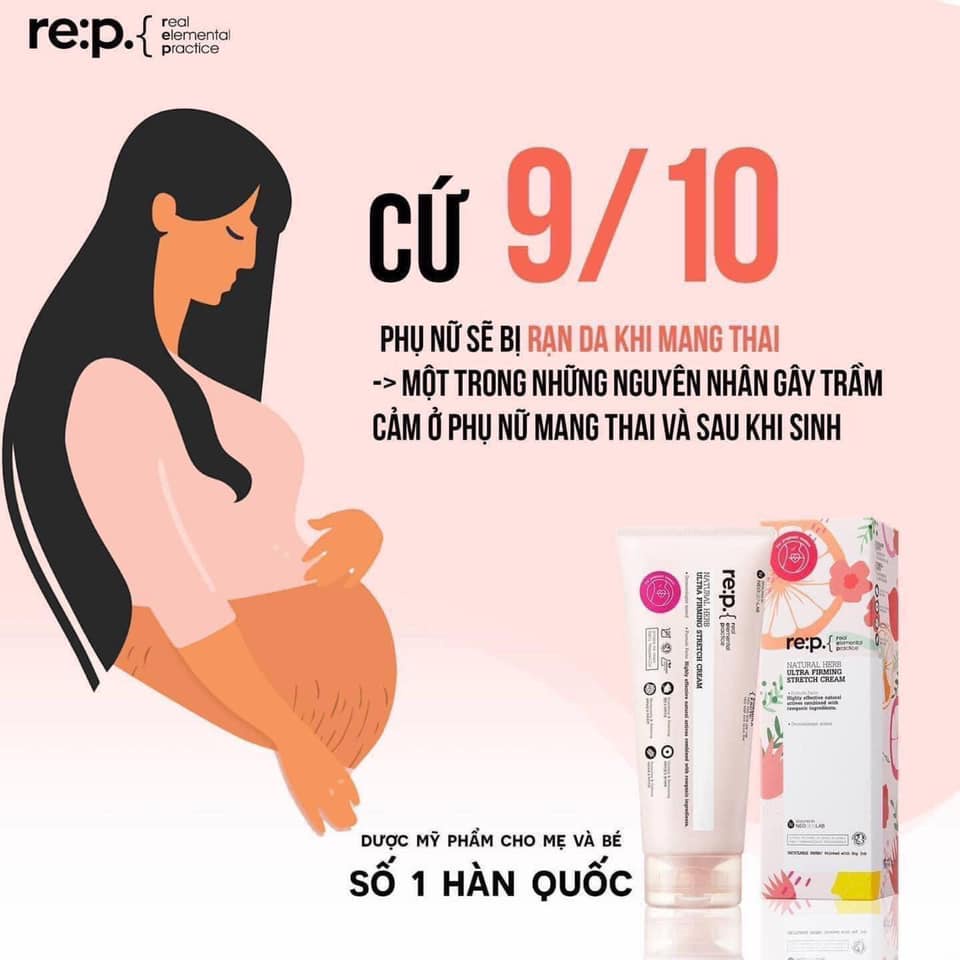 Kem giảm rạn RE:P Natural Herb Ultra Firming Stretch Cream