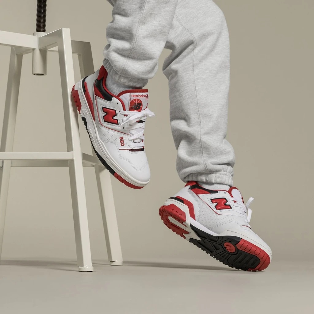 Giày New Balance 550 White Red chính hãng 100%