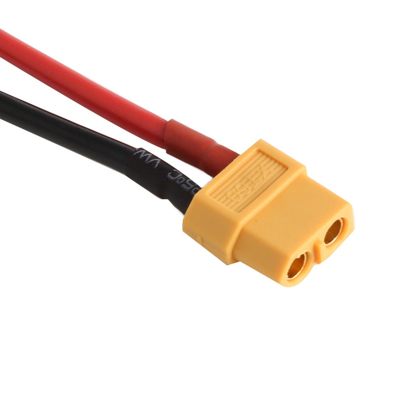Set 2 Đầu Nối Xt60 Pin 14awg Kèm Dây Silicon