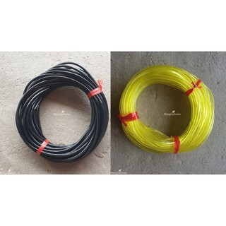 1 mét Dây dẫn xăng, ti ô xăng màu đen - vàng dùng cho máy cắt cỏ, cưa xích, động cơ nhỏ