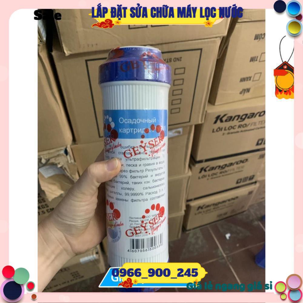 (Giá Gốc) Lõi Lọc  Số 123 Geyser NaNo 👉 Bộ 3 Lõi Lọc Số 123 Dành Cho Máy Không Nước Thải Không Điện