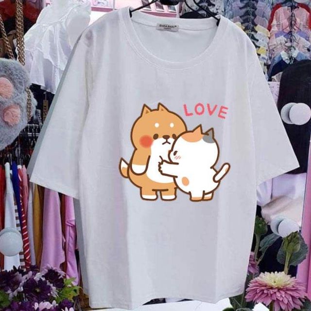 Áo Thun Tay Lỡ  FREESHIP  Giảm Ngay 5K Khi Nhâp [ AO THUN ] - Áo Thun Nữ Unisex Form Rộng