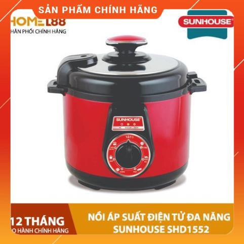 [ELHAB4 giảm tối đa 500K] Nồi áp suất điện đa năng SUNHOUSE SHD1552 chính hãng giá tốt