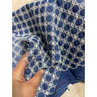 Vải thô boi thêu