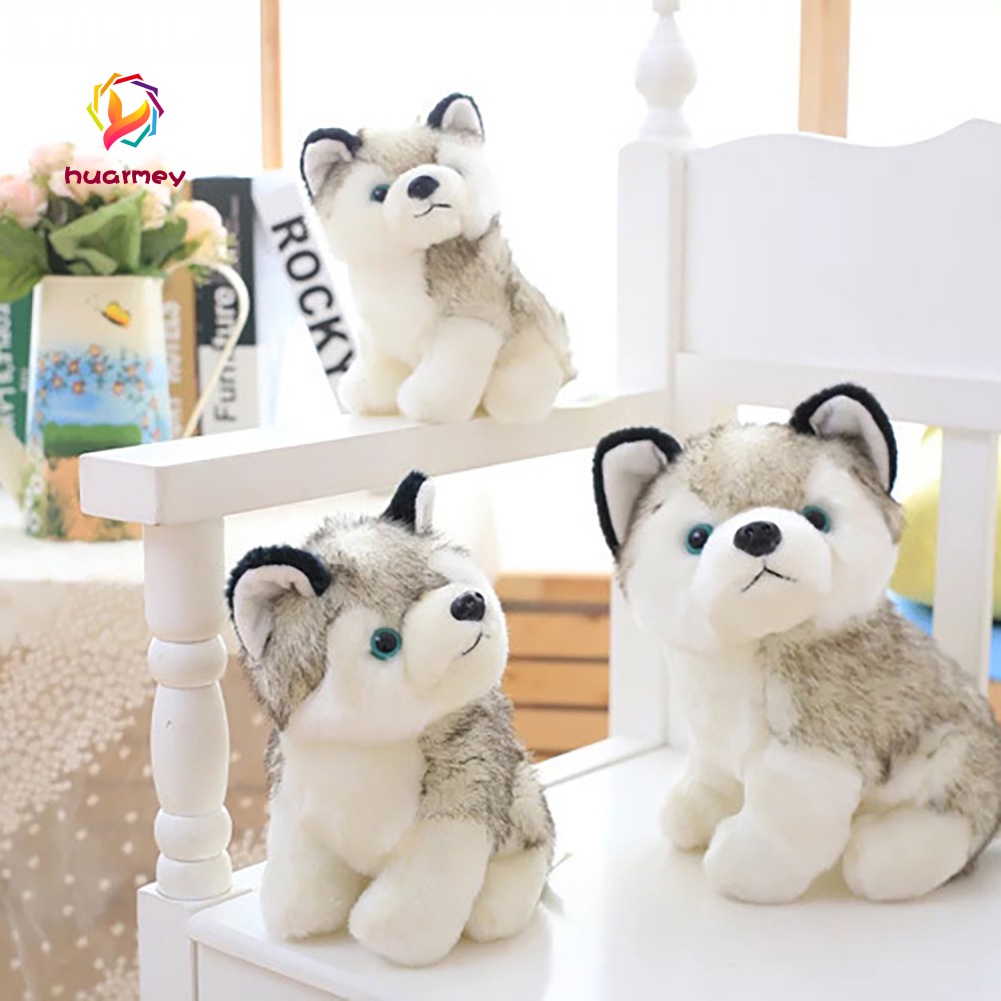 Chó Husky nhồi bông đáng yêu