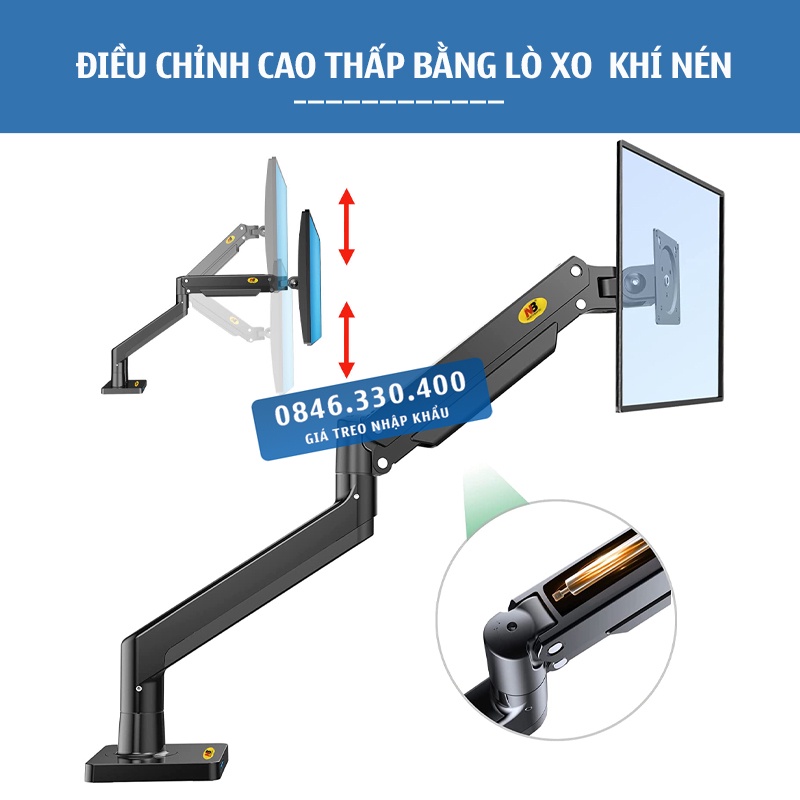 NB G40  22&quot; - 40&quot; / Giá Treo Màn hình máy tính/ Giá đỡ màn hình gắn bàn/ [Cao cấp hơn F80 F100A] NB North Bayou
