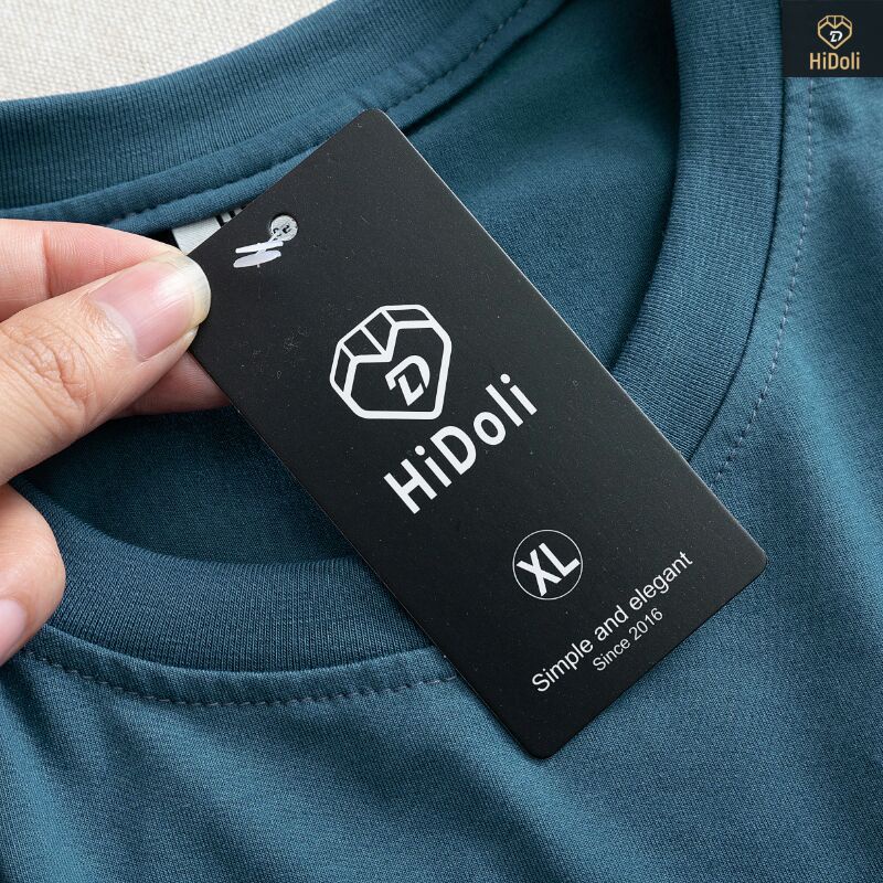 Áo thun cotton nam cổ tròn Hidoli
