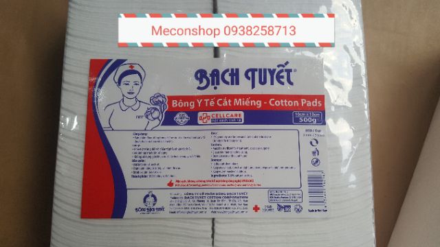 Bông gòn cắt sẵn vệ sinh cho bé - loại 1kg - ảnh sản phẩm 5