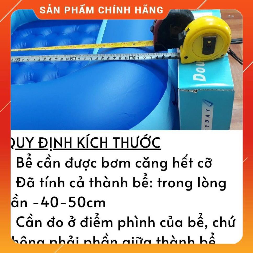 [HÀNG SIÊU TỐT] Bể Bơi Phao Cho Bé - 2 Tầng – 1m2 – Có Đáy Chống Trượt