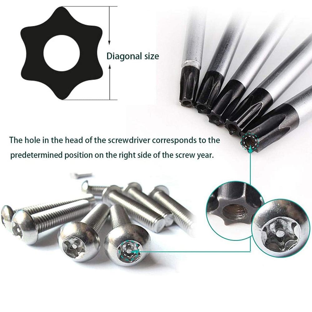 Tuốc Nơ Vít An Ninh T8 T9 T10 Cho 360 PS3 PS4 Torx