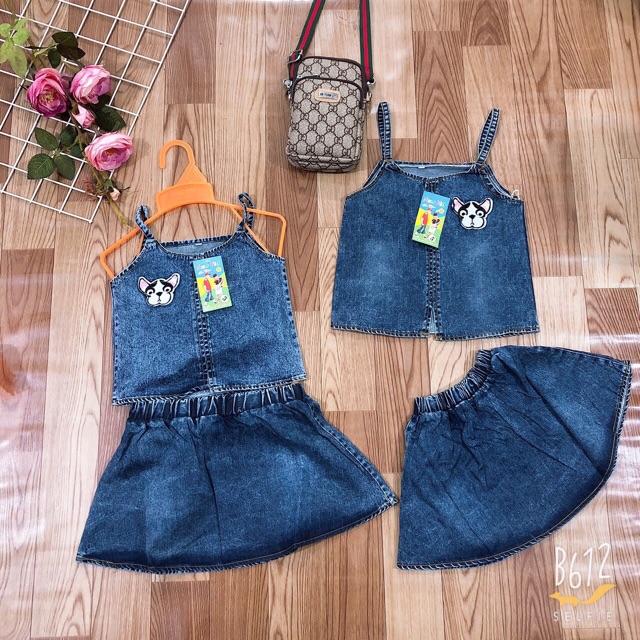 Set váy chó cún cho bé gái (8-15kg) mã 42050