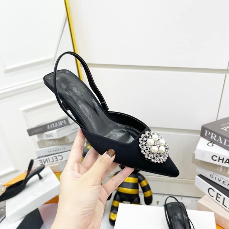 🆘HÀNG VỀ🆘Sandal zara mặt đá hàng đẹp FULLBOX