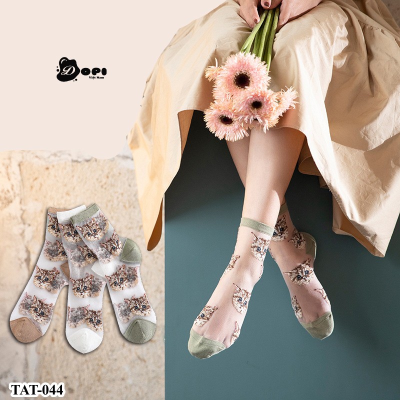 Tất nữ cao cổ vớ nữ cao cổ tàng hình khử mùi kháng khuẩn chống hôi chân TAT-044