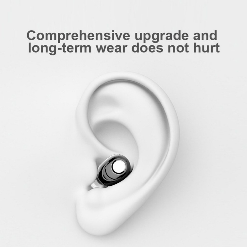 Tai Nghe Nhét Tai Bluetooth 5.0 Không Dây Mini Phong Cách Thể Thao Cho iPhone 11 XR Xiaomi Redmi Điện Thoại