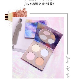 BẢNG PHẤN BẮT SÁNG MAKEUP SHOW 4 Ô