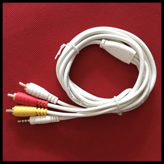 Dây AV 3.5 Ra 3 Đầu Bông Sen ( Trắng xịn )