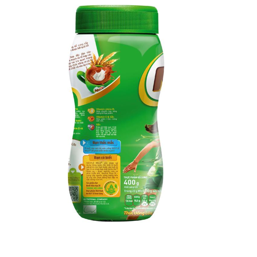 ]Combo 2 lon ] SỮA MILO-sữa bột milo HŨ NHỰA (400g x2) giúp tăng cường hệ miễn dịch, phát triển chiều cao | BigBuy360 - bigbuy360.vn