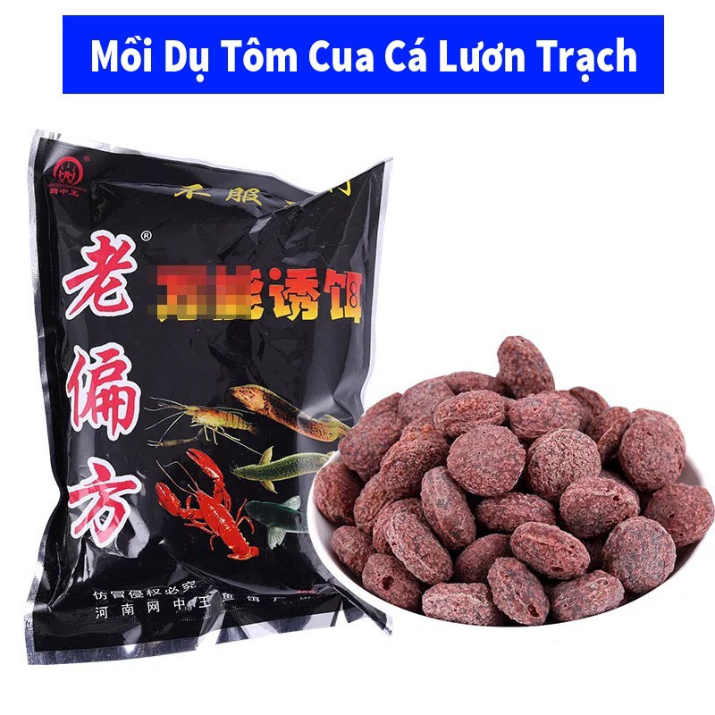 Mồi dụ cá tôm cua lươn Trạch 120g , Mồi Lồng Ô Bẫy Cá Lồng Bát Quái , Mồi Đánh bắt Siêu Nhậy