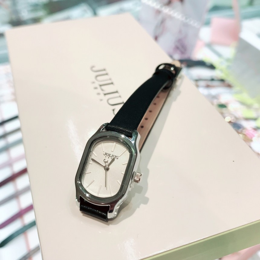 Đồng Hồ Nữ JA-1112Julius Hàn Quốc dây da