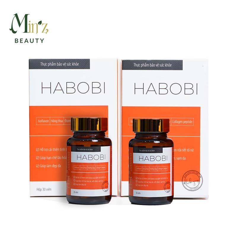 Hộp 30 viên nội tiết tố HABOBI - Cải thiện sinh lý nữ, điều hoà kinh nguyệt, chống lão hoá