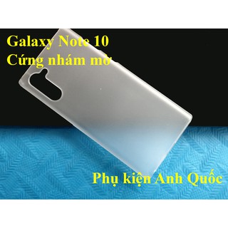 Ốp lưng Sam sung Note 10/ Note 10 plus nhựa CỨNG NHÁM MỜ