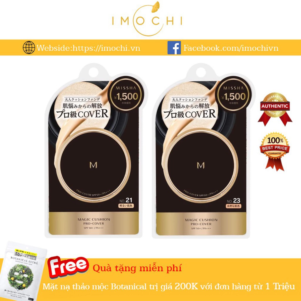 Phấn Nước Missha Cushion Magic PRO COVER Tone 21, 23 | BigBuy360 - bigbuy360.vn