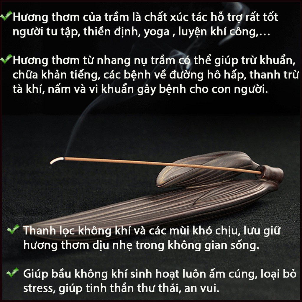 Nhang Trầm Hương Sạch 🔥  nhang thiên nhiên cao cấp (Hộp 65 cây và Hộp 130 Cây ) 🔥 Freeship | BigBuy360 - bigbuy360.vn