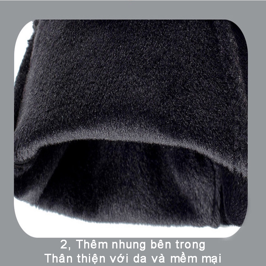 Găng Tay Lái Xe Đạp / Trượt Tuyết Lót Lông Cừu Giữ Nhiệt Chống Thấm Nước