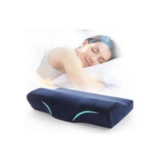 {HÀNG MỚI} Gối Ngủ Chống Đau Vai Gáy -  Mất Ngủ  Hiệu Quả Cho Người Lớn - Chất Liệu Cao Su Non