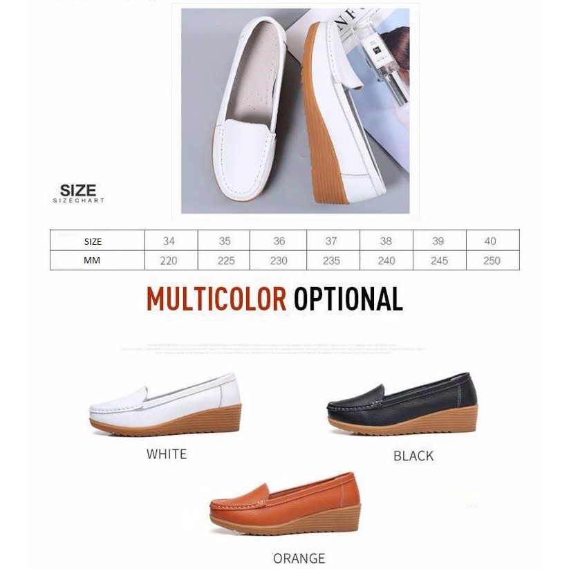 Giày lười nữ đế độn cao cấp, Giày moca nữ SP50 | BigBuy360 - bigbuy360.vn