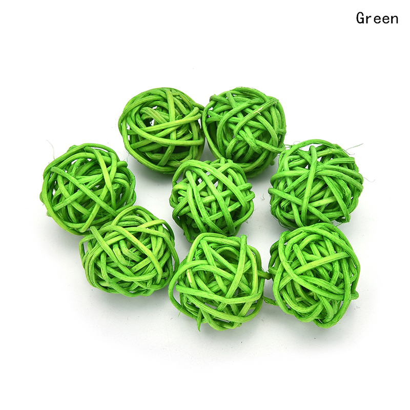 10 Quả câu mây 3cm/5cm nhiều màu dùng trang trí tiệc