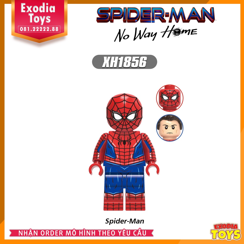 Xếp hình Minifigure Người Nhện Không Còn Nhà : Spider-Man No Way Home - Đồ Chơi Lắp Ghép Sáng Tạo - XINH X0331