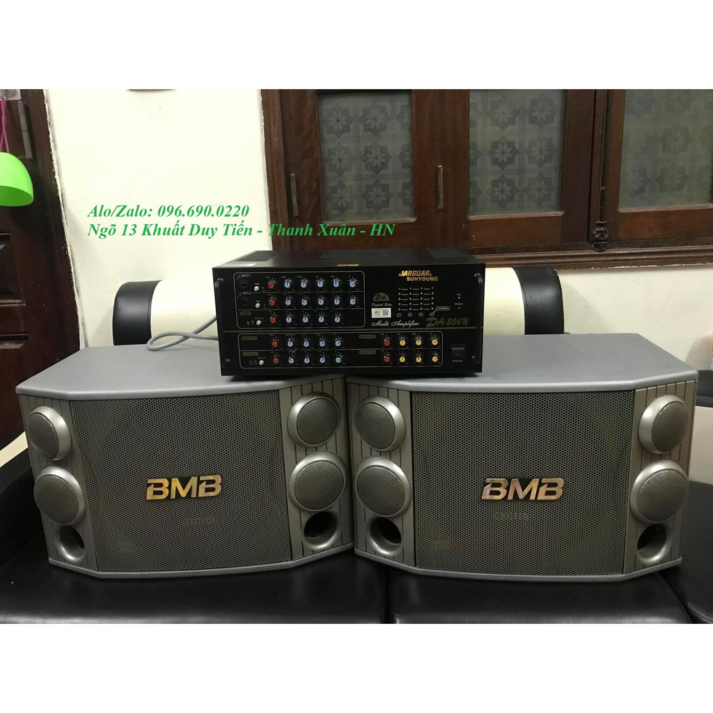 Bộ Dan Karaoke Nghe Nhạc Gia đinh Gồm đoi Loa Bmb 1000 Bass 30 Am Ly Jarguar Pa 506n Tặng Micro Tại Ha Nội