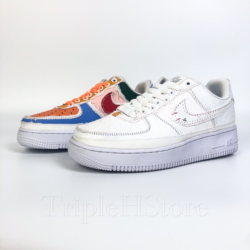 Giày Air Force 1 X Tear Away White - AF1 Xé