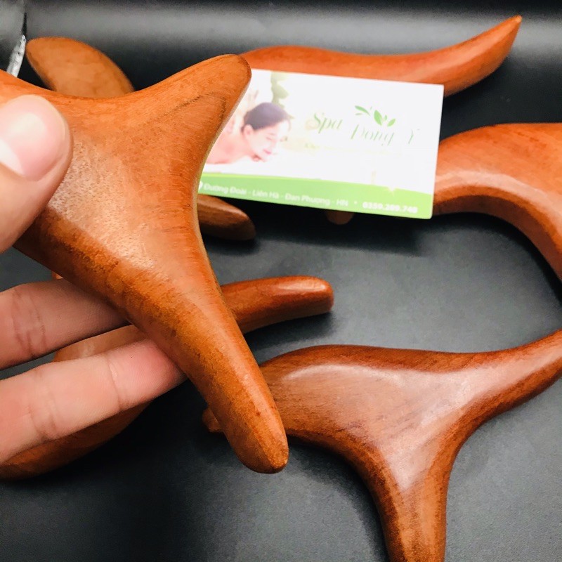 Ấn huyệt 3 chân bằng gỗ dùng cho body