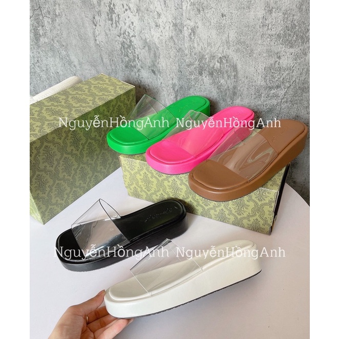 Dép mica quai trong đế xuồng 4p  siêu hot