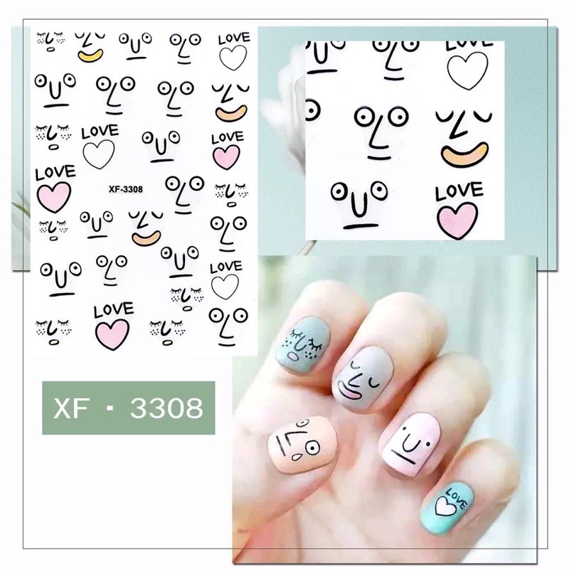 sticker dán móng tay nail mẫu mới