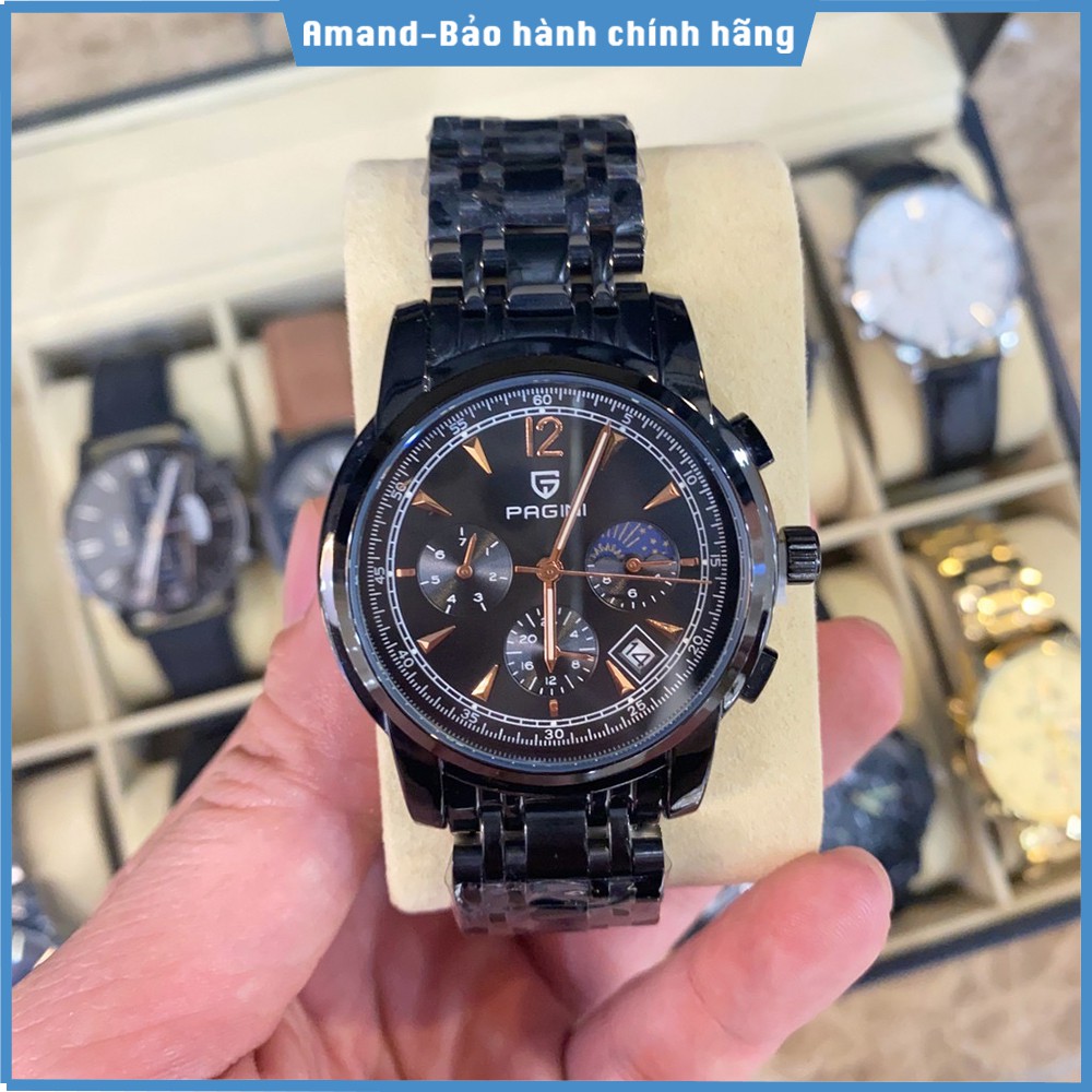Đồng Hồ Nam⌚ Pagini⌚ [6 Kim Full Dây Thép Đặc]