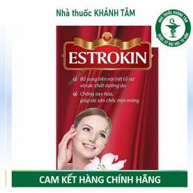 ! ESTROKIN - Nội tiết tố nữ, estrogen, glutathion, làm chậm oxy hóa, nám da!