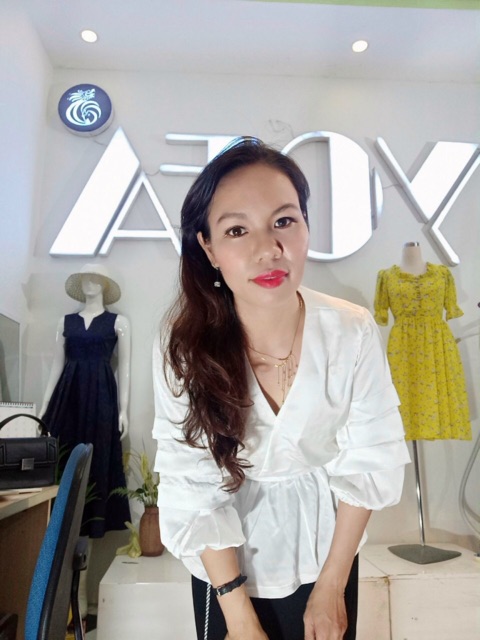 [Mã SKAMLTSM9 giảm 10% đơn 99K] Áo Kiểu Peplum tay cách điệu Kèm hình thật và video