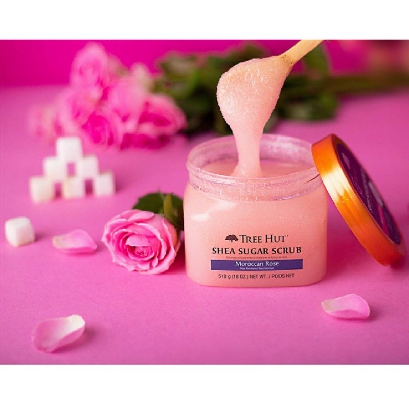 Tẩy tế bào chết toàn thân Tree Hut Shea Sugar Scrub 510g
