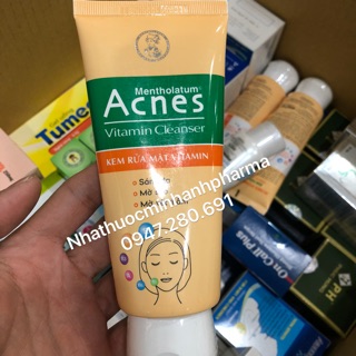 Acnes Vitamin Cleanser - Kem rửa mặt Vitamin