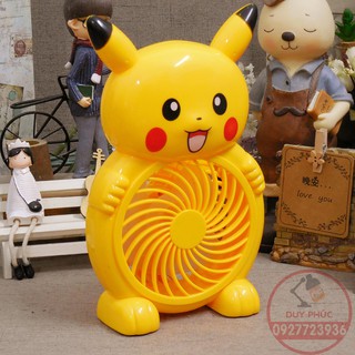 QUẠT BÀN SẠC ĐIỆN PIKACHU