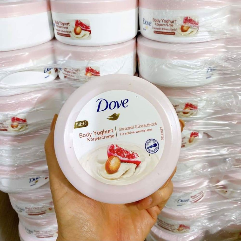 Kem dưỡng thể Body Dove Yoghurt Hương Lựu Macca 250ml, Hàng Đức - Shop Lavenic
